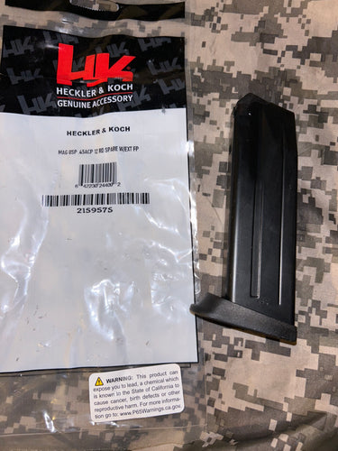 10/12 HK USP45 Magazine with Extended Floor Plate
