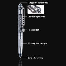 Load image into Gallery viewer, Tactical Self Defense Pen Black